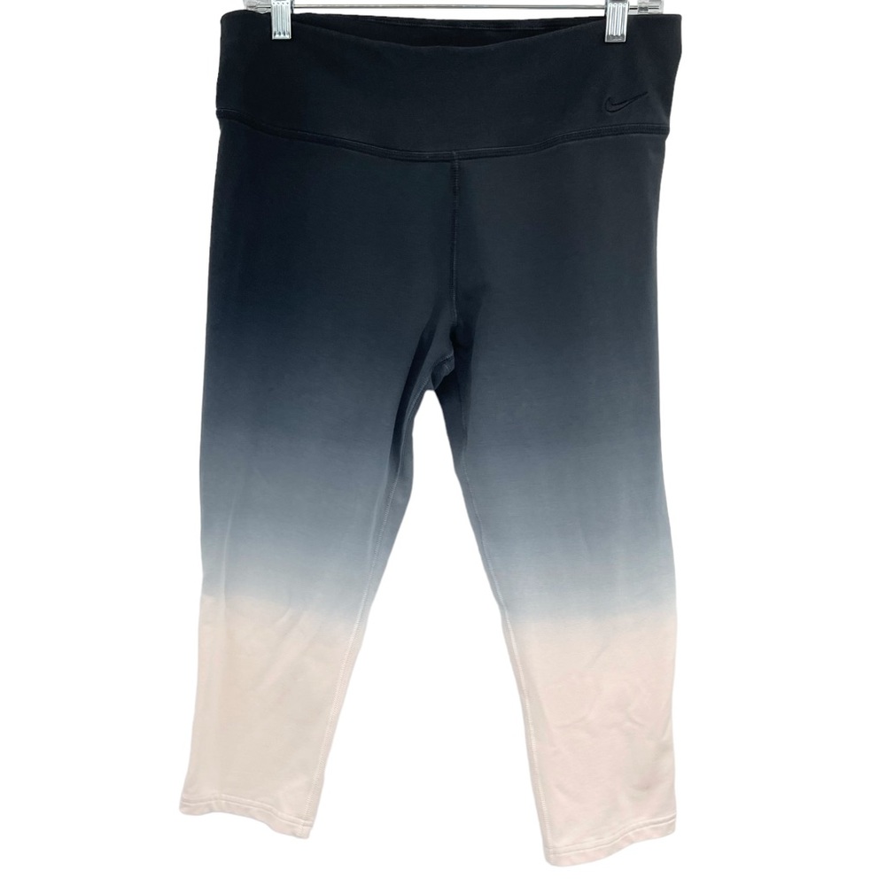 Nike Dri Fit Ombré Cropped Athletic Leggings Size Large